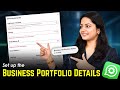 #3 Business Details for WhatsApp API | Step-by-Step Tutorial 2026 | Meta Business