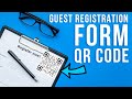 How to turn your guest registration form into a QR code