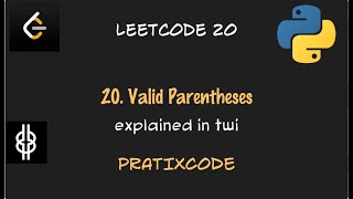 Valid Parentheses - Leetcode 20 - Python - Twi