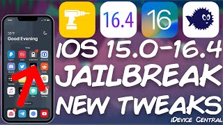iOS 15.0 - 16.4 Good Jailbreak News: More TWEAKS UPDATED For Rootless Jailbreaks! Tweaks ALL DEVICES
