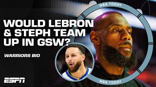 Golden State Warriors BID FOR LEBRON JAMES to team up with RIVAL STEPH CURRY 👀 | NBA Today