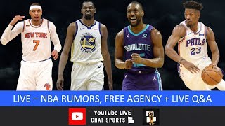 NBA Now: Latest News & Rumors on Free Agency + Live Q&A With Jimmy Crowther And Tom Downey