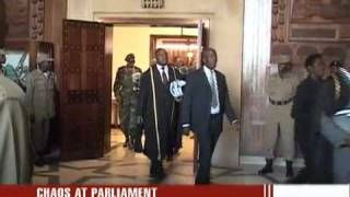 Speaker suspends 5 opposition MPs