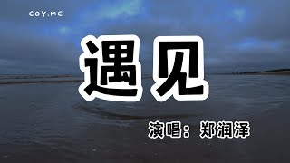 鄭潤澤 - 遇見『請把你的手給我 再次把心交給我』（動態歌詞/Lyrics Video/無損音質/4k）