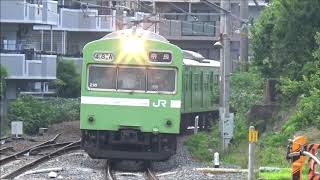 【老兵到着】奈良線 103系 普通奈良行き 桃山駅到着