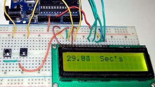 Simple Digital Stopwatch Using Arduino \u0026 LCD Display