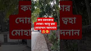 কত চমৎকার দোয়া। আবু ত্বহা মোহাম্মদ আদনান।#islamicstatus #islamicvideo #viralvideo #youtubeshorts