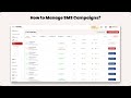 How to manage your SMS campaigns