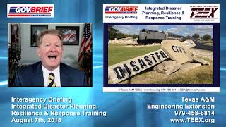 Interagency Briefing - Disaster Response, Planning Resilience Training