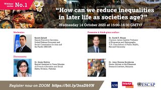 Webinar recording "How can we reduce inequalities in later life as societies age?"