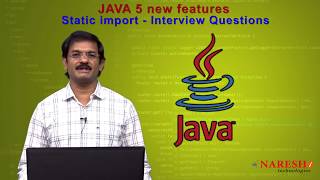 JAVA 5 New Features | Static Import Interview Questions Part2 | Core Java Tutorials | Mr.HariKrishna