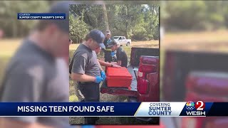 Sumter County missing teen found safe