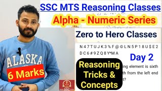 Alpha - Numeric Series - Part 2 | SSC MTS Reasoning Classes | Reasoning Shortcuts 🔥Concept and Trick