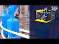 eblow 408d advanced extrusion blow moulding machine in action