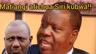 UTASHANGAA!Omari atoa sababu mbona Matiangi alikataa kufika mbele  ya DCI?