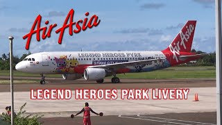 Plane Spotting @ Sandakan Airport =Legend Heroes Park Livery + GAF N22B Nomad=