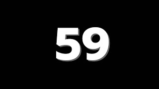 59 Second Countdown Timer With Sound Effect