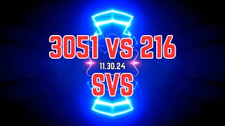 S3051 vs S216 - SVS 11/30/2024