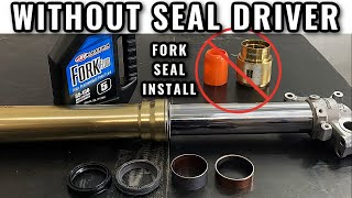 How To INSTALL Fork Seals WITHOUT Using Seal Driver or Special Tools