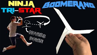 Amazing Ninja Tri-Star Boomerang! (Flies Back)