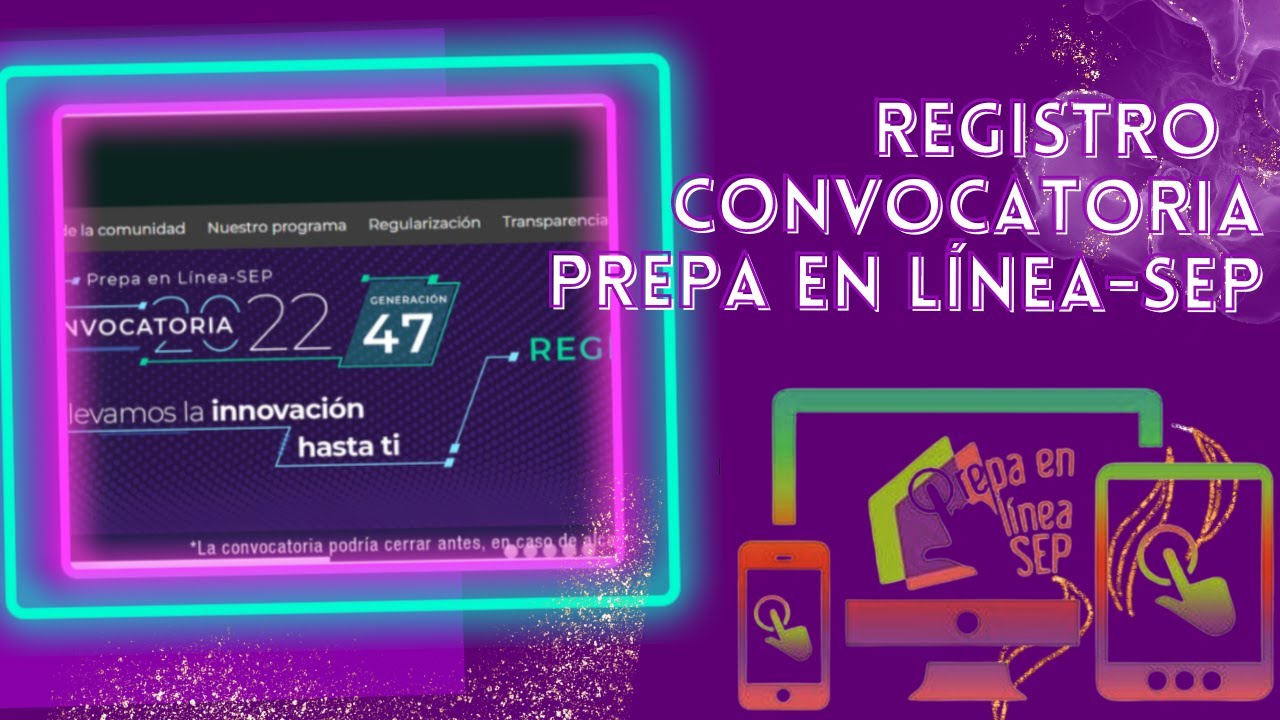 Cómo Registrarse A Prepa En Línea-SEP - Convocatoria Generación 47 ...