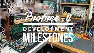 Profree-4 Development Milestones　Profree-4開発のあゆみ