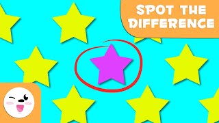 Spot the Different Picture - Visual Attention for Kids - Colors