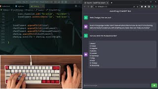 ASMR Programming - ChatGPT Bot Coding! - No Talking
