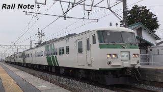 2018年 成田線185系初詣列車2本/The worship train of Narita Line in 2018