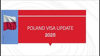 POLAND VISA UPDATE - 2025 I मुझे पोलैंड वीज़ा के लिए आवेदन करना चाहिए या नहीं