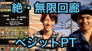 パズドラ 絶・無限回廊 ベジットPT だーまえ