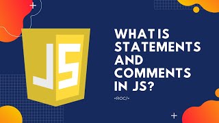 JavaScript #3 || What is Statements and Comments in JavaScript? || Visual Studio code