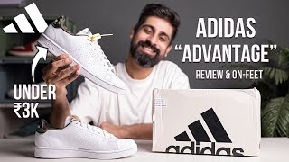 ADIDAS STAN SMITH BUDGET REPLACEMENT UNDER ₹3000 | ADIDAS ADVANTAGE BASE DETAILED REVIEW \u0026 ON FEET