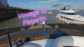 Portishead to Penarth Holiday, Full Voyage on a Princess 460 Boat, Part 1