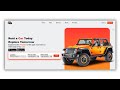 How to Create Car Rental Website Using Html, CSS and JavaScript | @TechnoWhiteFang