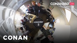 CONAN360° LIVE Highlight:​ Conan Visits Team Coco Digital | CONAN on TBS