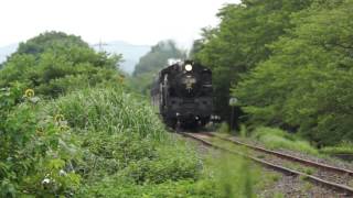 真岡鉄道　SL撮影ポイント紹介　上り　北真岡駅　西田井方面の最初の踏切