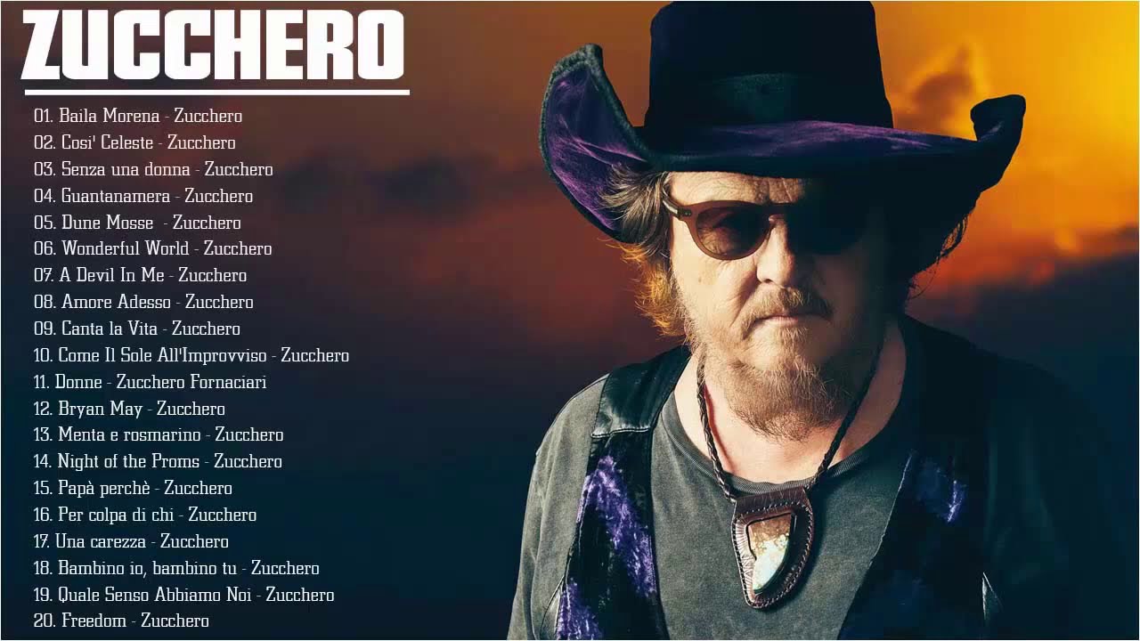 Zucchero Greatest Hits 2020 - Zucchero Best Songs - YouTube Music