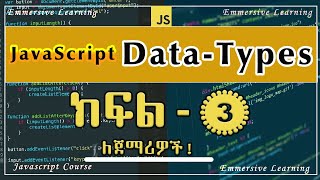 JavaScript Data Types || Js Course || Part -3 || web development #webdev #Programming #js #code