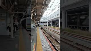 箱根への玄関口　城下町小田原駅にたどりついた東海道本線Ｅ２３１系