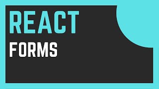 Forms: React Crash Course For Beginners Tutorial
