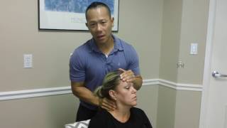 Chiropractic Adjustment for WHIPLASH from CAR ACCIDENT!!!!!