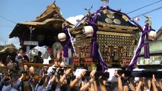 平成27年　我孫子市・布佐竹内神社例大祭　大神輿渡御