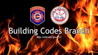 DFPC Fire Talks: Building Codes Branch