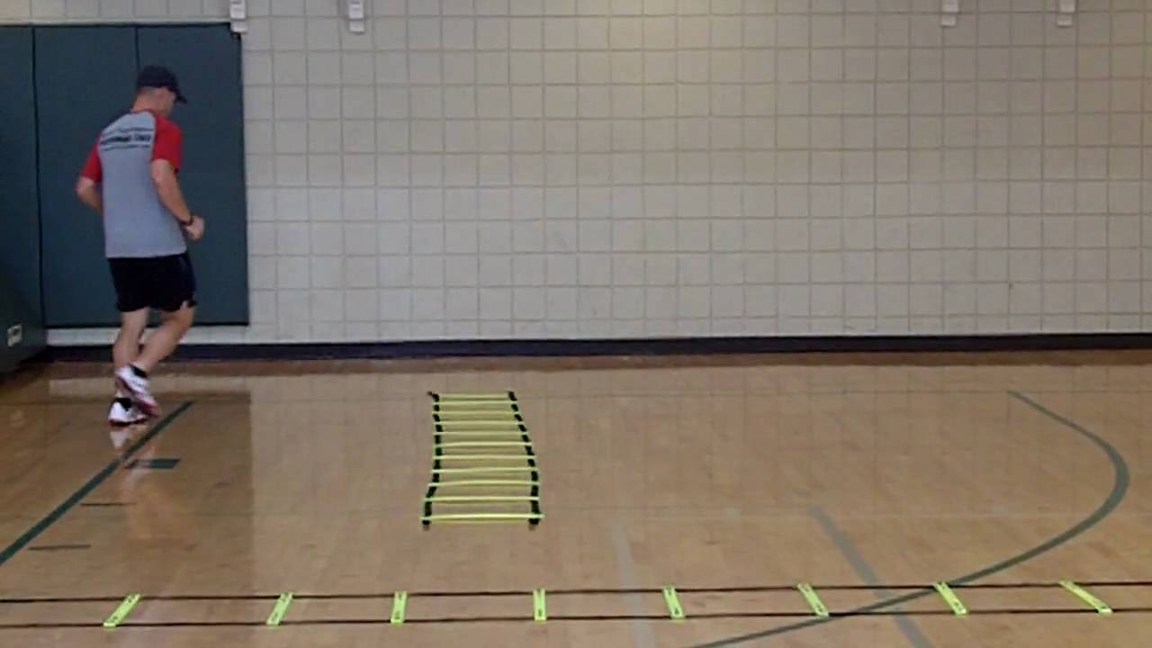 Agility Ladder Drill - 2 Feet Each Box - YouTube