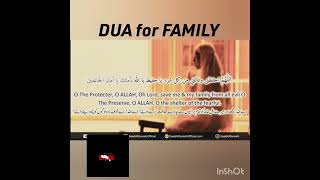 Dua for family 🤲🏻🤲🏻🤲🏻...... Recited by Saad Al qureshi......