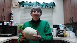 Preparing And Tasting A White Pumpkin