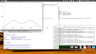 2D Diffusion Equation using Python, Scipy, and VPython