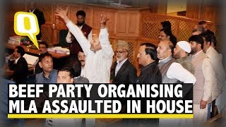 MLA Who Organised Beef Party Assaulted By BJP MLAs In J\u0026K Assembly