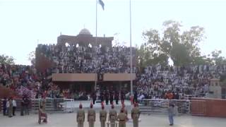 Hussainiwala Border, Firozpur Punjab - Flag Retreat Ceremony : An hour of Patriotism :